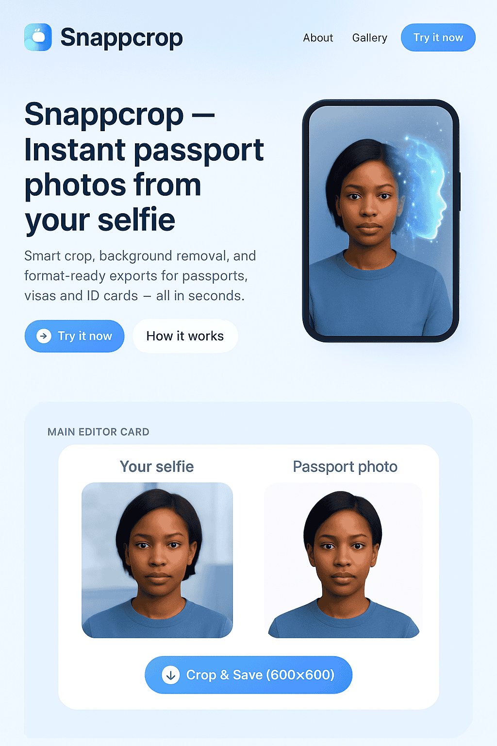 After - Passport Photo (diverse)